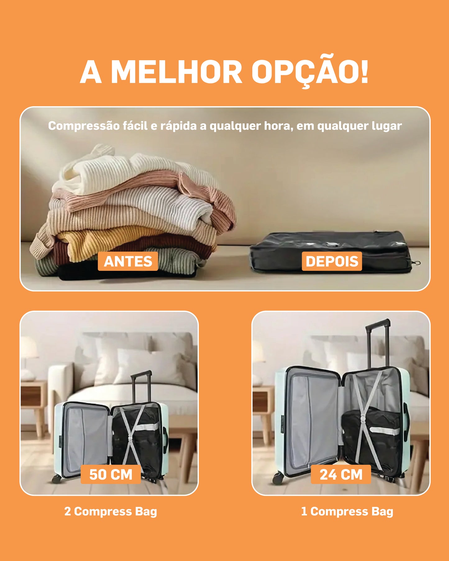 Saco de Compressão de Viagem - by Catarina Severiano
